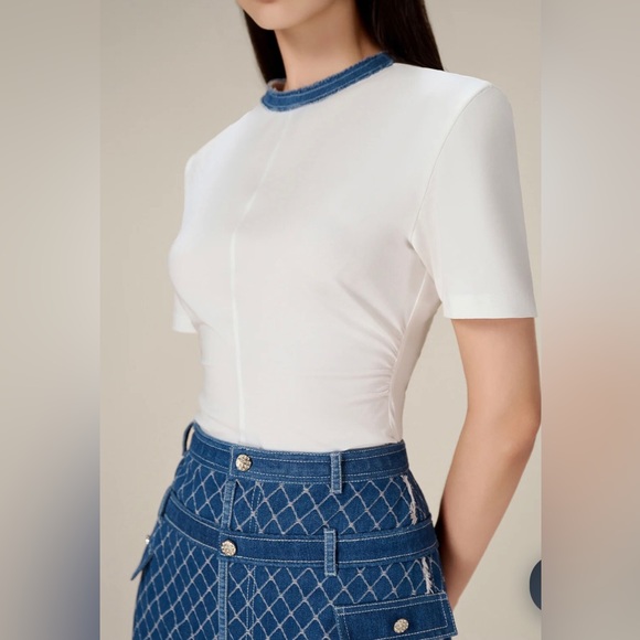 Lobbster - Montsand Denim Pencil Skirt - Picture 2 of 6